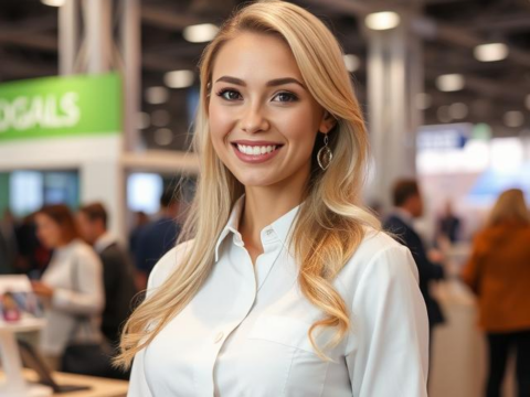 Professional Translator at the Moscow Textile Salon