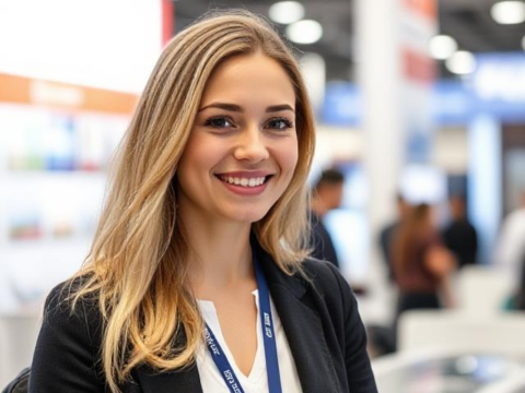 Translator at the Necropol World Russia Exhibition in Moscow