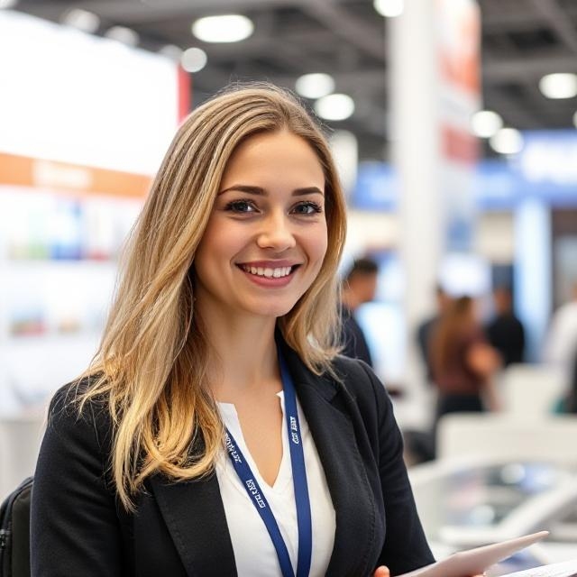 Translator at the Necropol World Russia Exhibition in Moscow