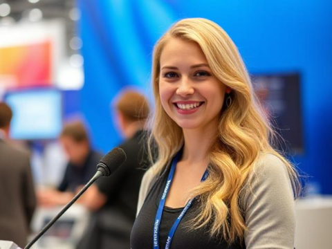 Translator at TECHNOFORUM in Moscow